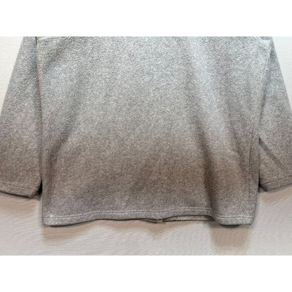 Disney Store Adult Mickey Minnie Mouse Button Up Fleece Jacket Size Medium Gray - Picture 11 of 11